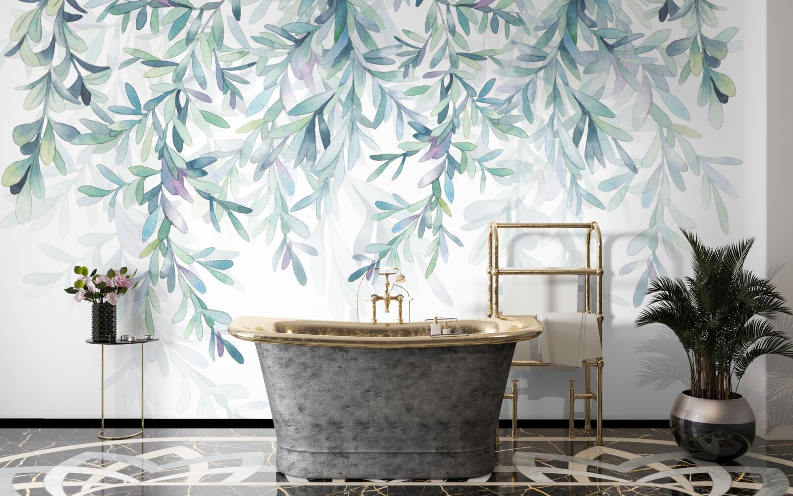 Fototapeta listy na konároch sa zelenajú