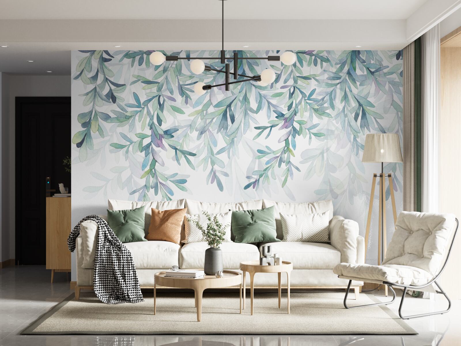 Fototapeta listy na konároch sa zelenajú