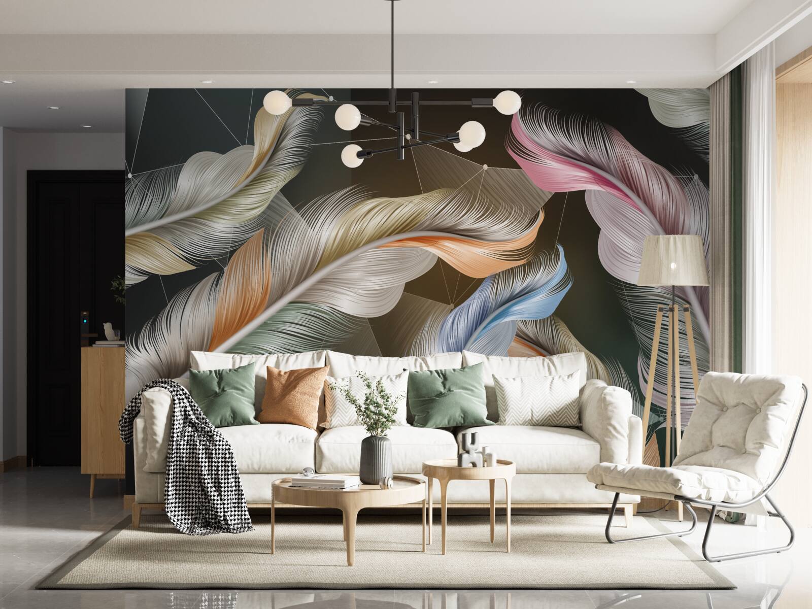 Fototapeta splash jasných farieb na nočnej oblohe