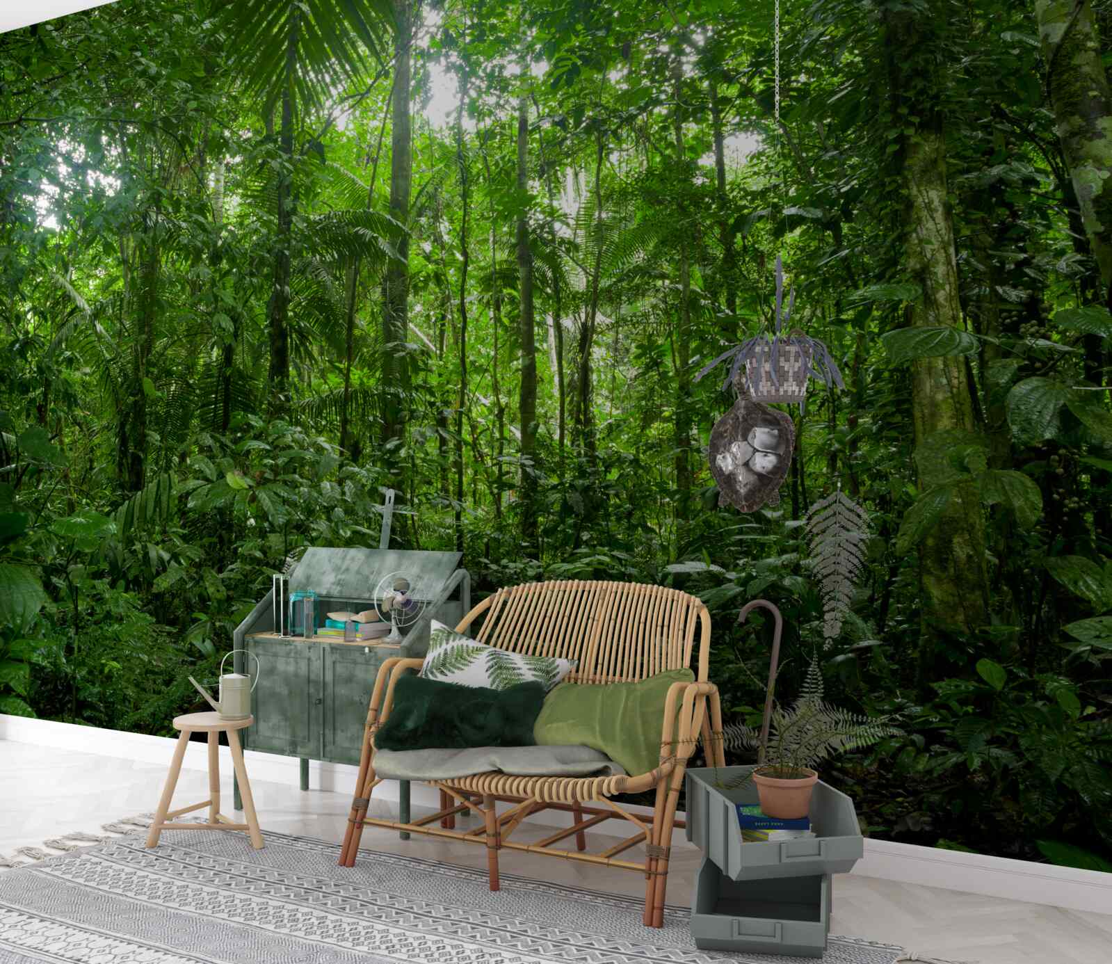 Fototapeta krajina dažďového pralesa, amazon