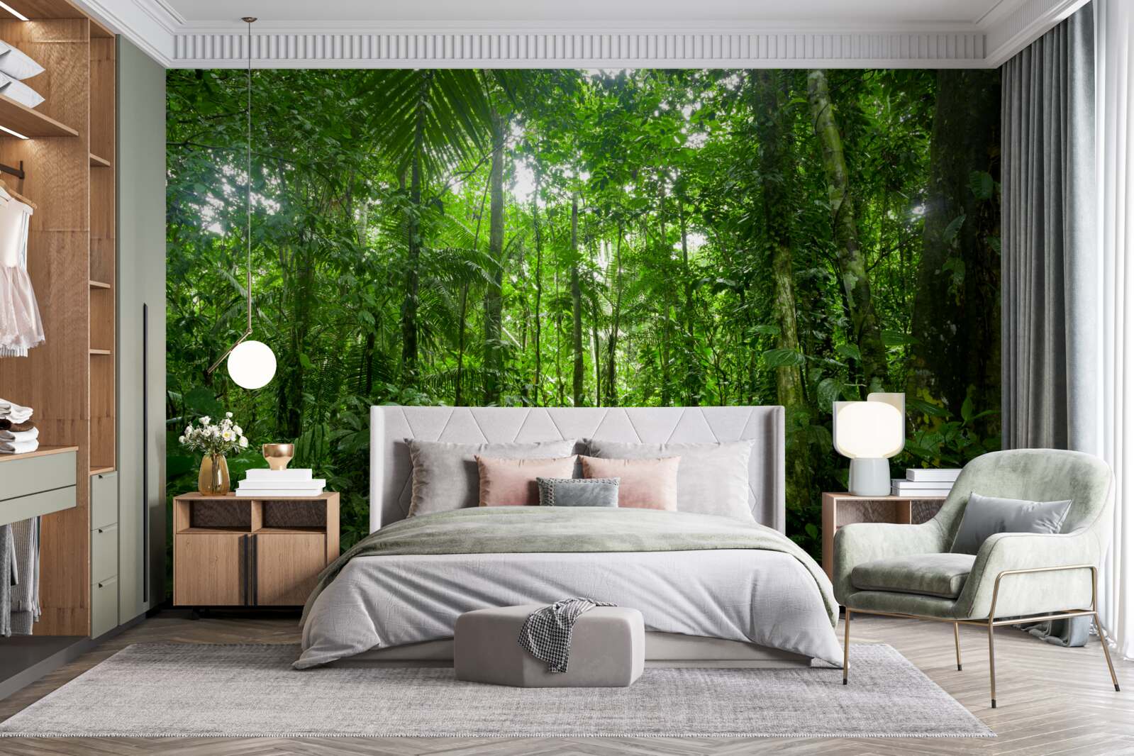 Fototapeta krajina dažďového pralesa, amazon