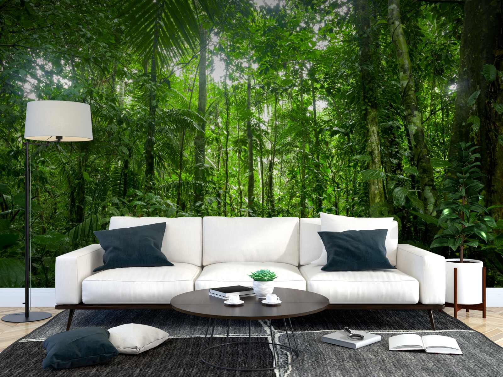 Fototapeta krajina dažďového pralesa, amazon