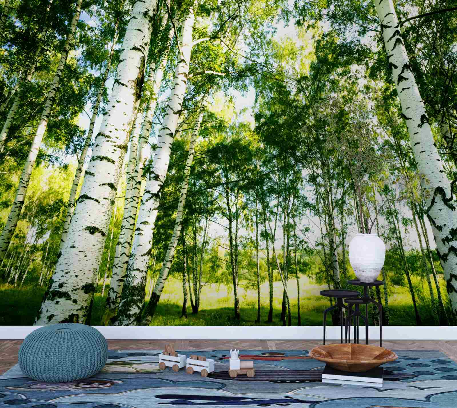 Fototapeta brezový les