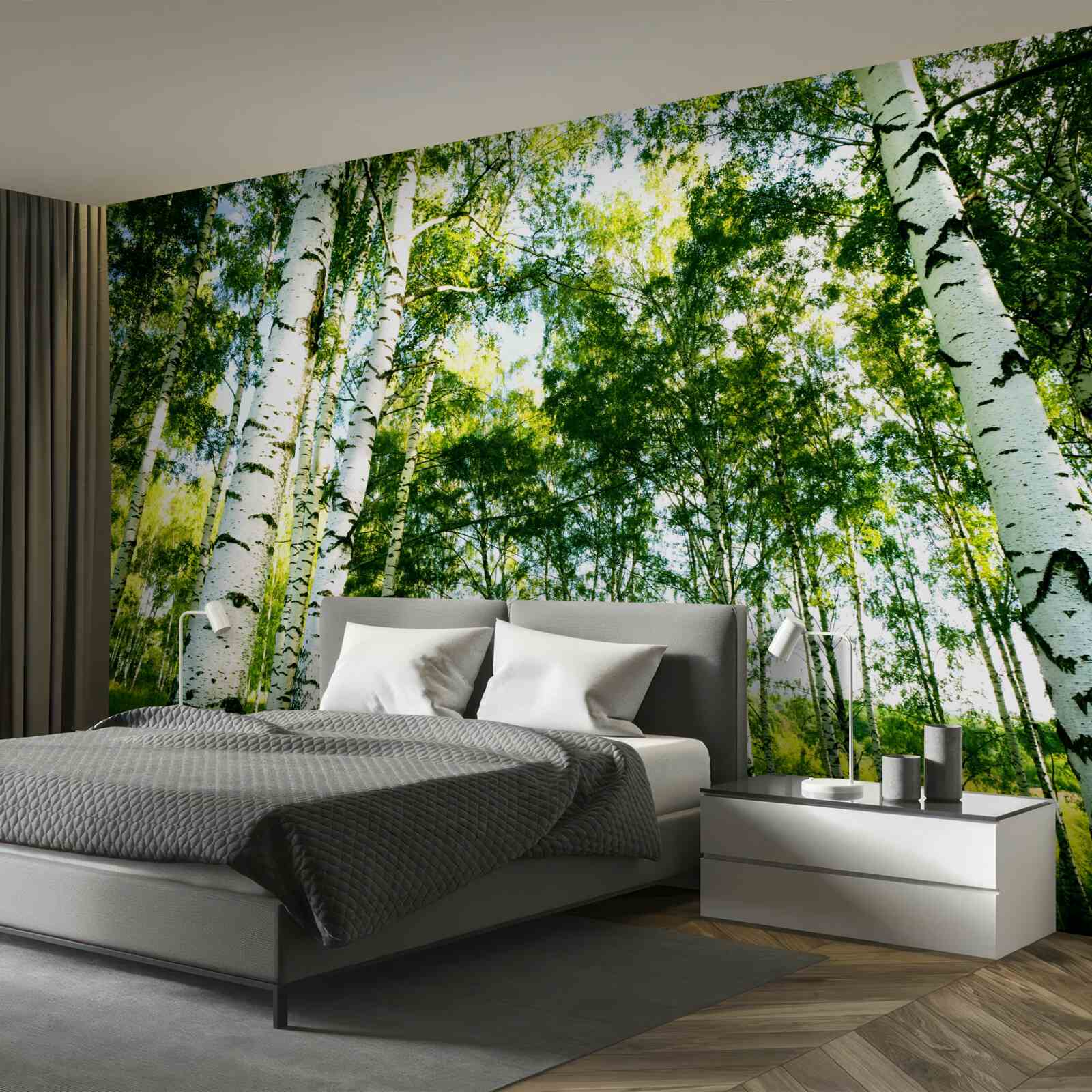 Fototapeta brezový les