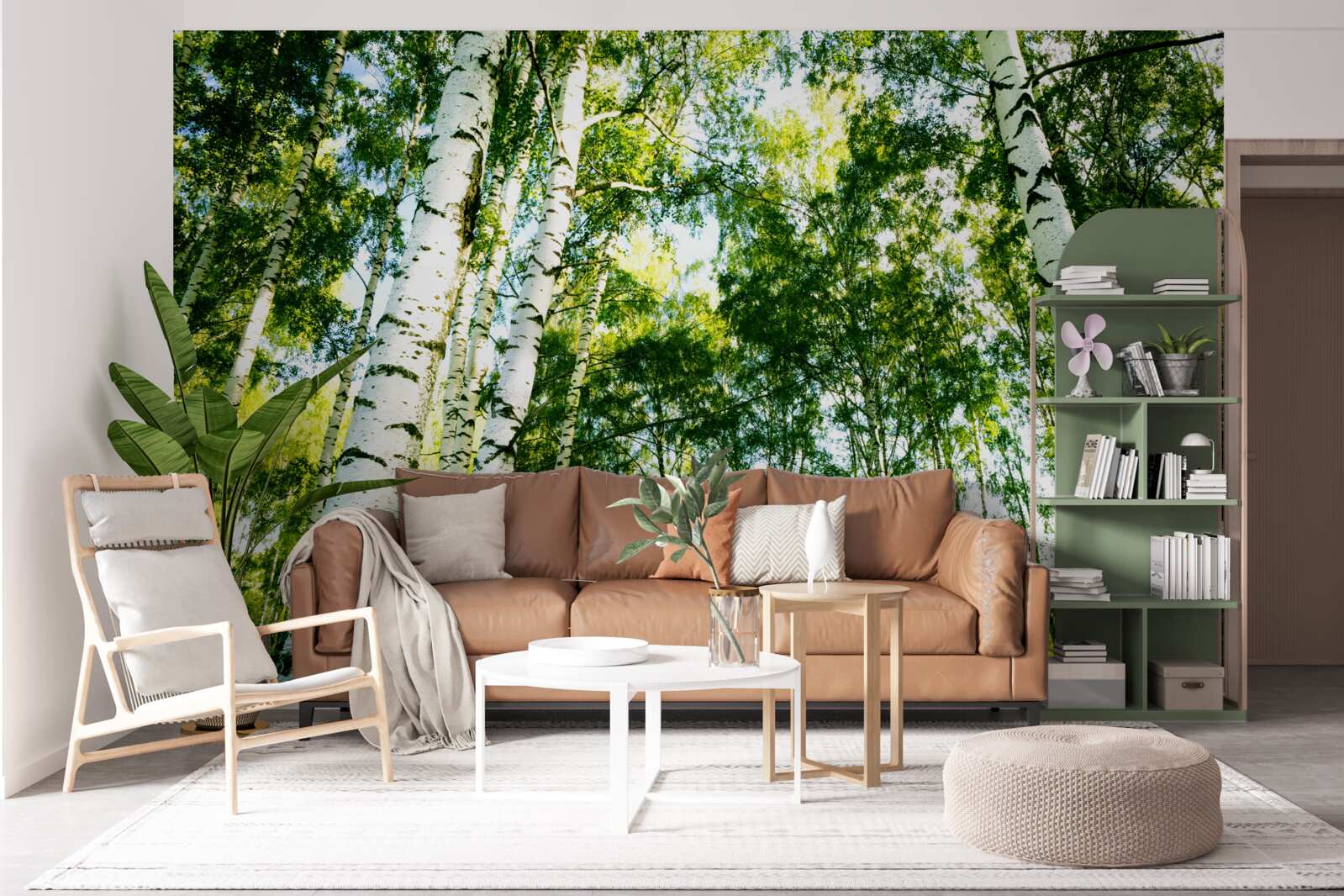 Fototapeta brezový les