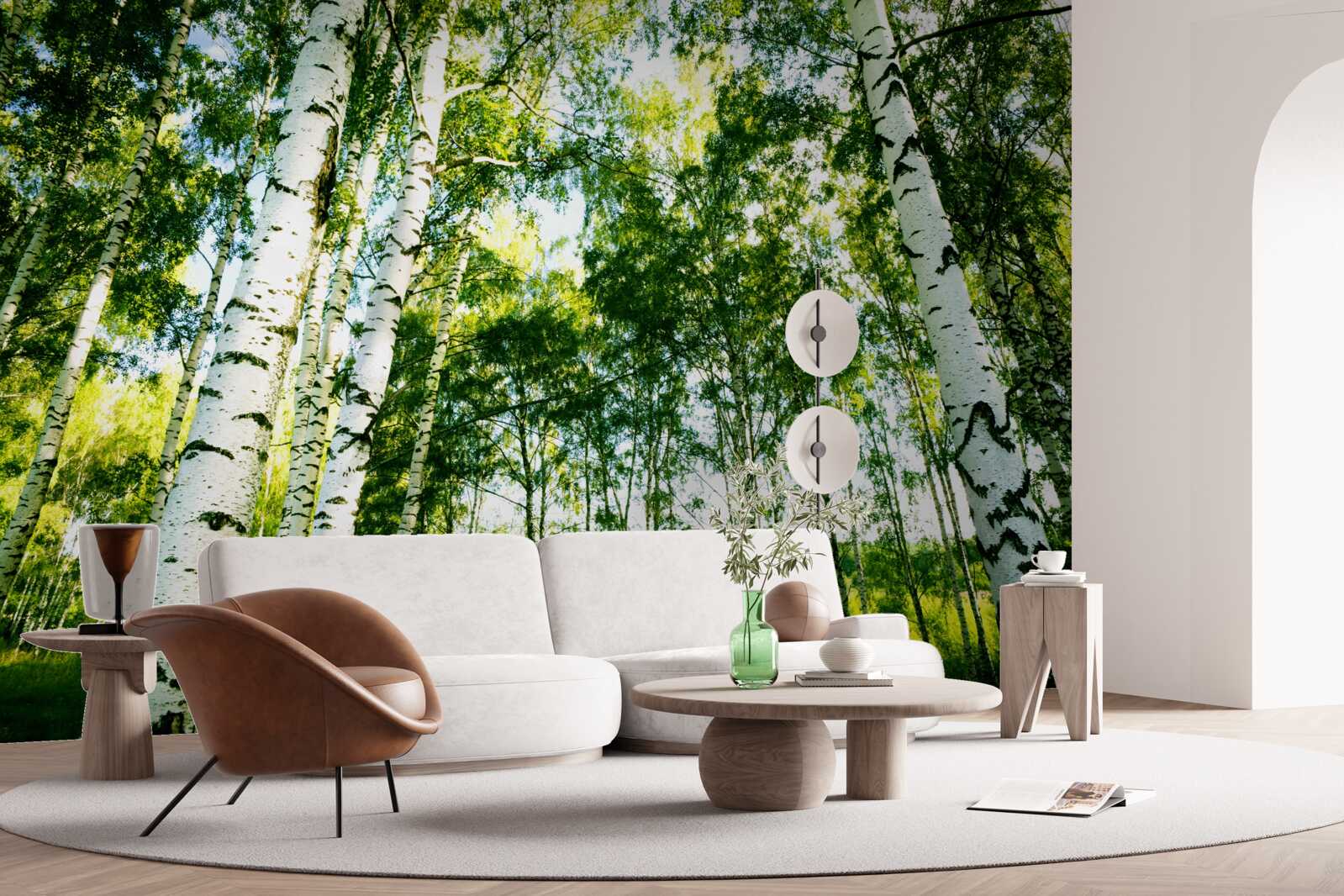 Fototapeta brezový les