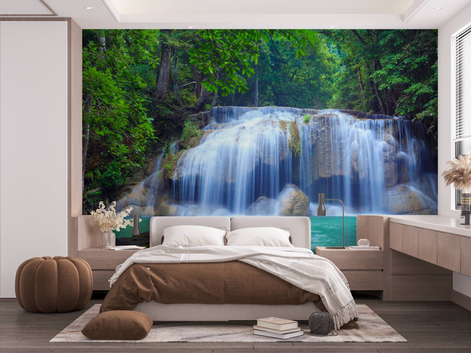 Fototapeta Vodopád erawan v kanchanaburi, thajsko