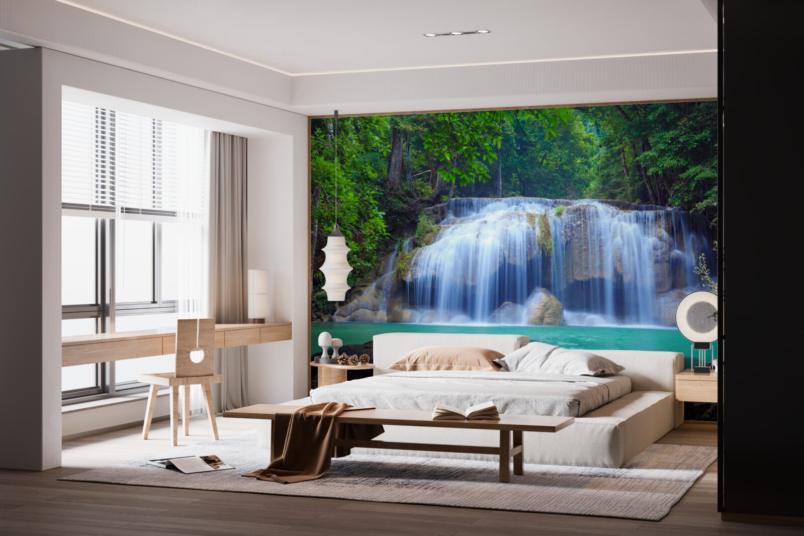 Fototapeta Vodopád erawan v kanchanaburi, thajsko