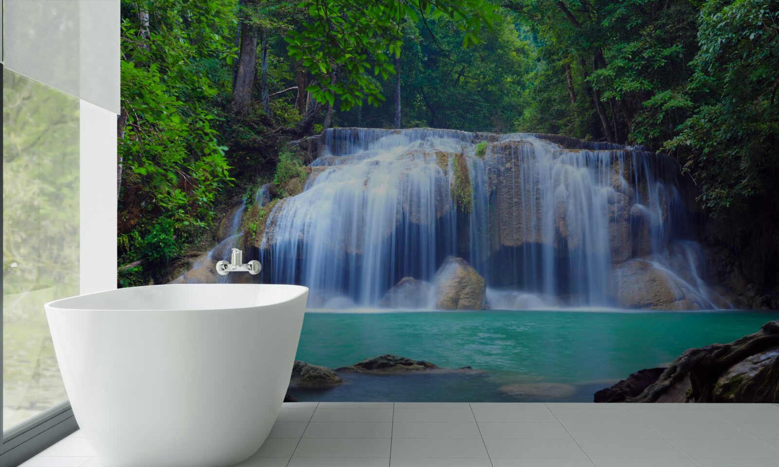 Fototapeta Vodopád erawan v kanchanaburi, thajsko