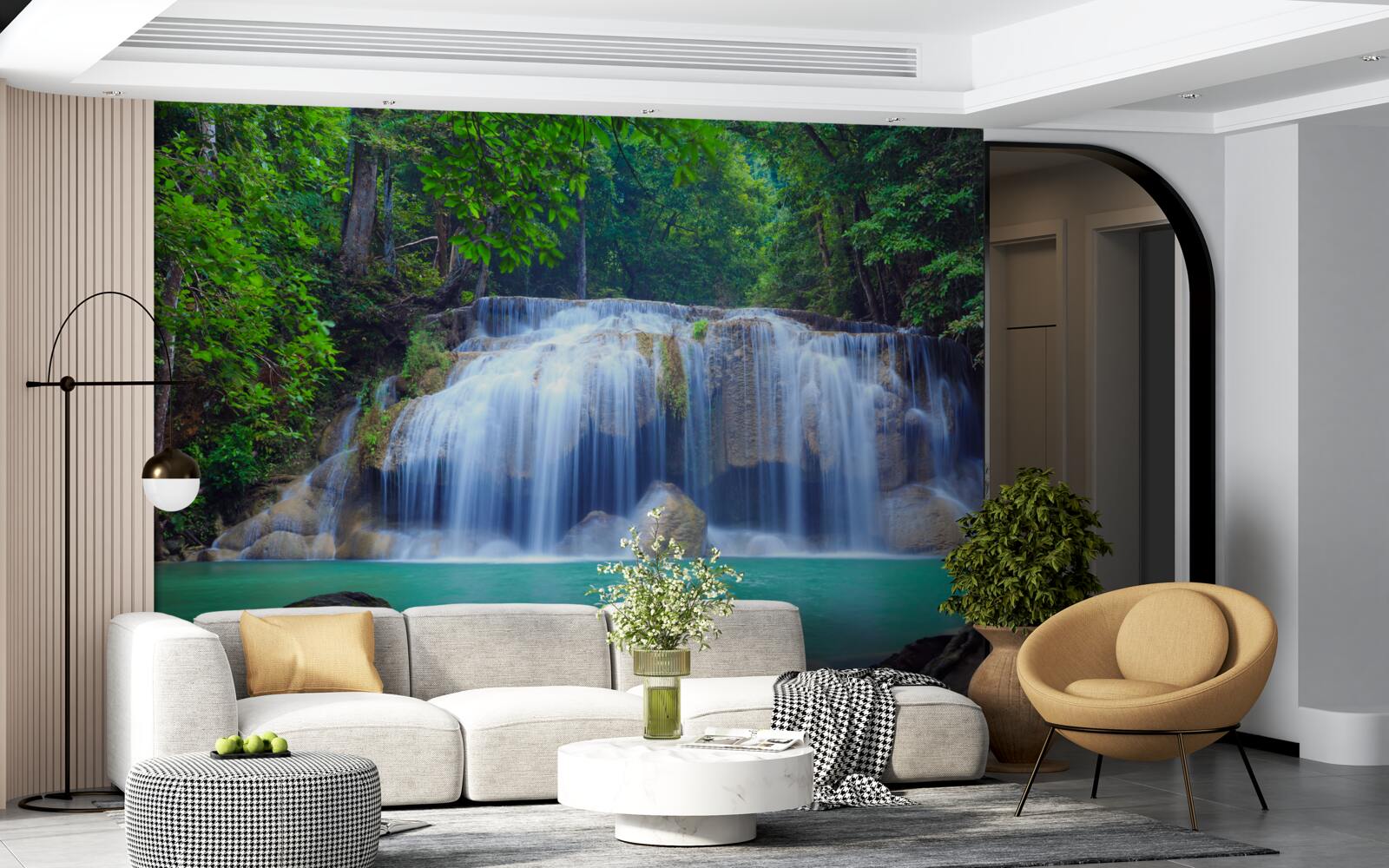 Fototapeta Vodopád erawan v kanchanaburi, thajsko