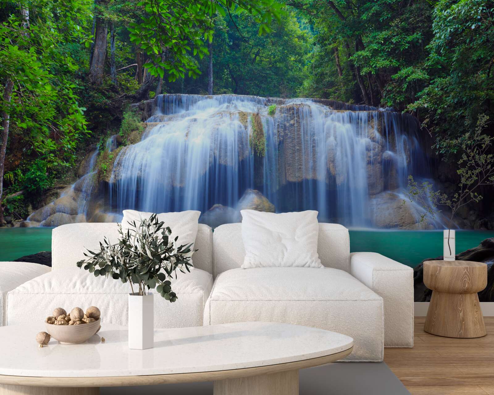 Fototapeta Vodopád erawan v kanchanaburi, thajsko