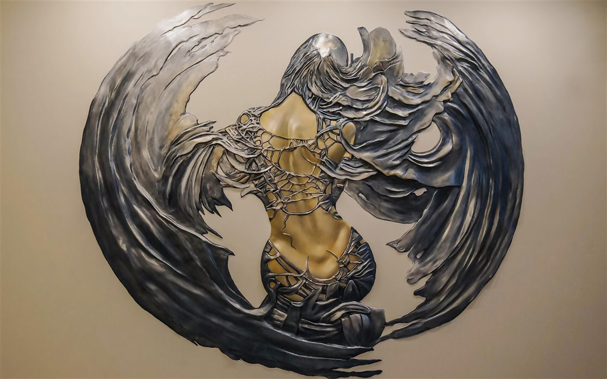 Fototapeta serafínov na stene