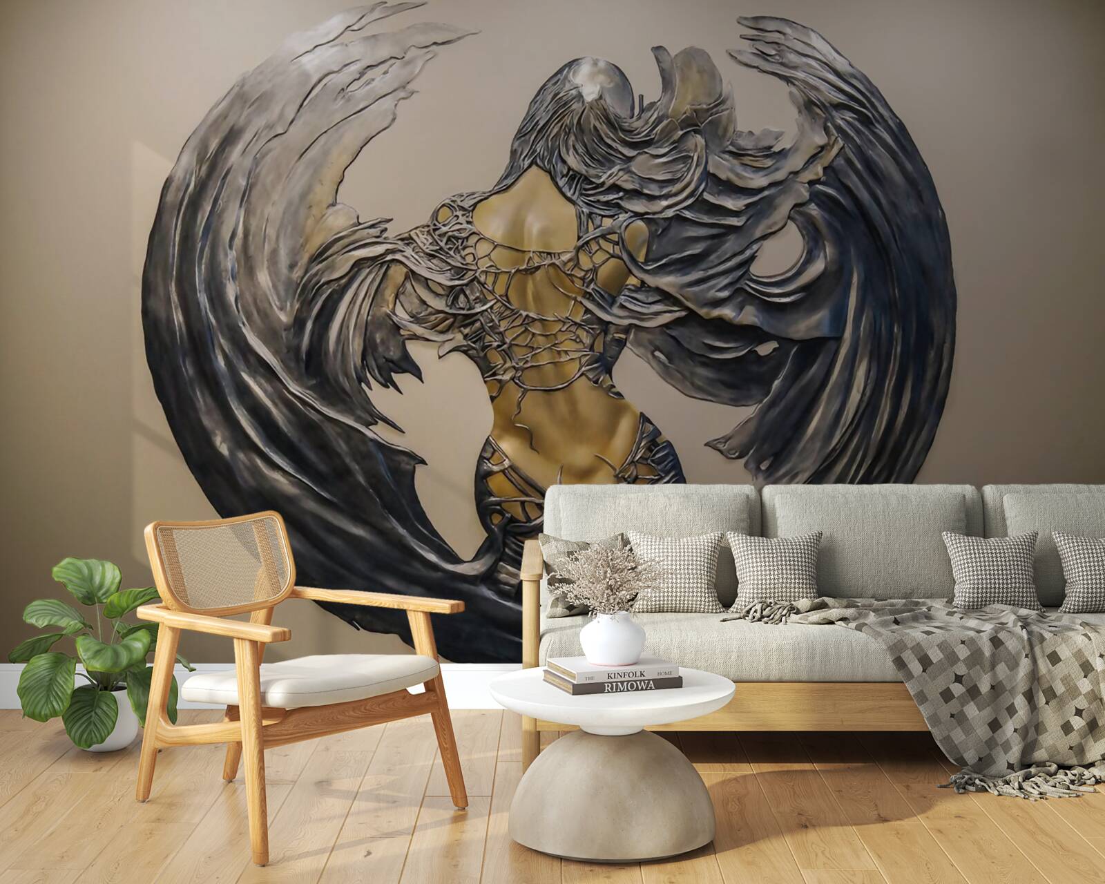 Fototapeta serafínov na stene