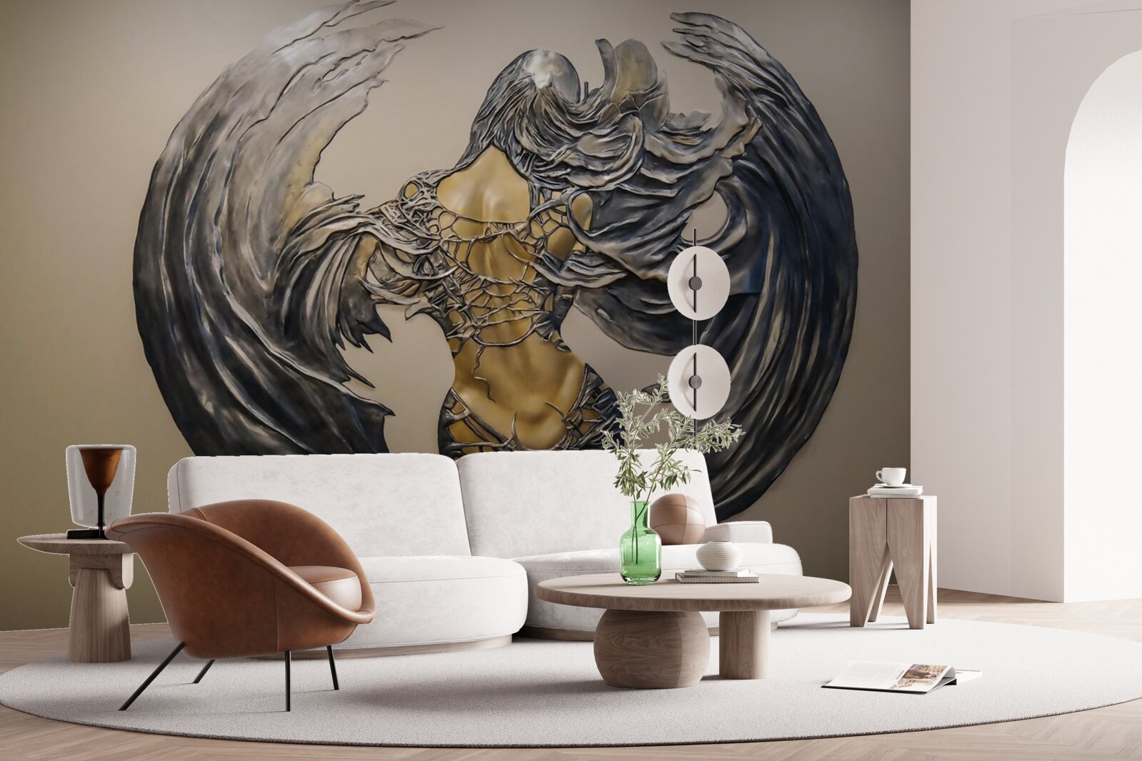 Fototapeta serafínov na stene