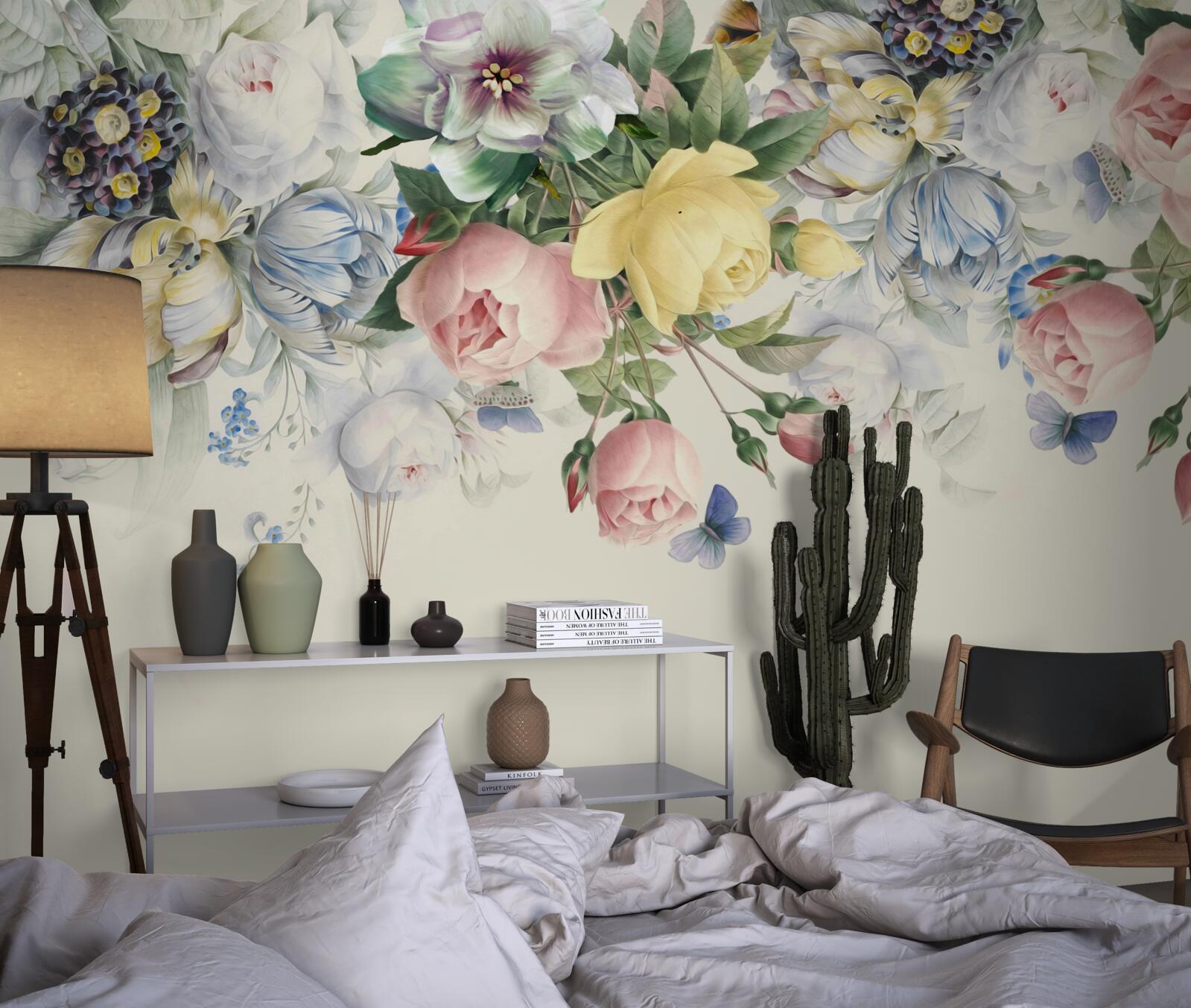 Fototapeta sada ružových kvetov