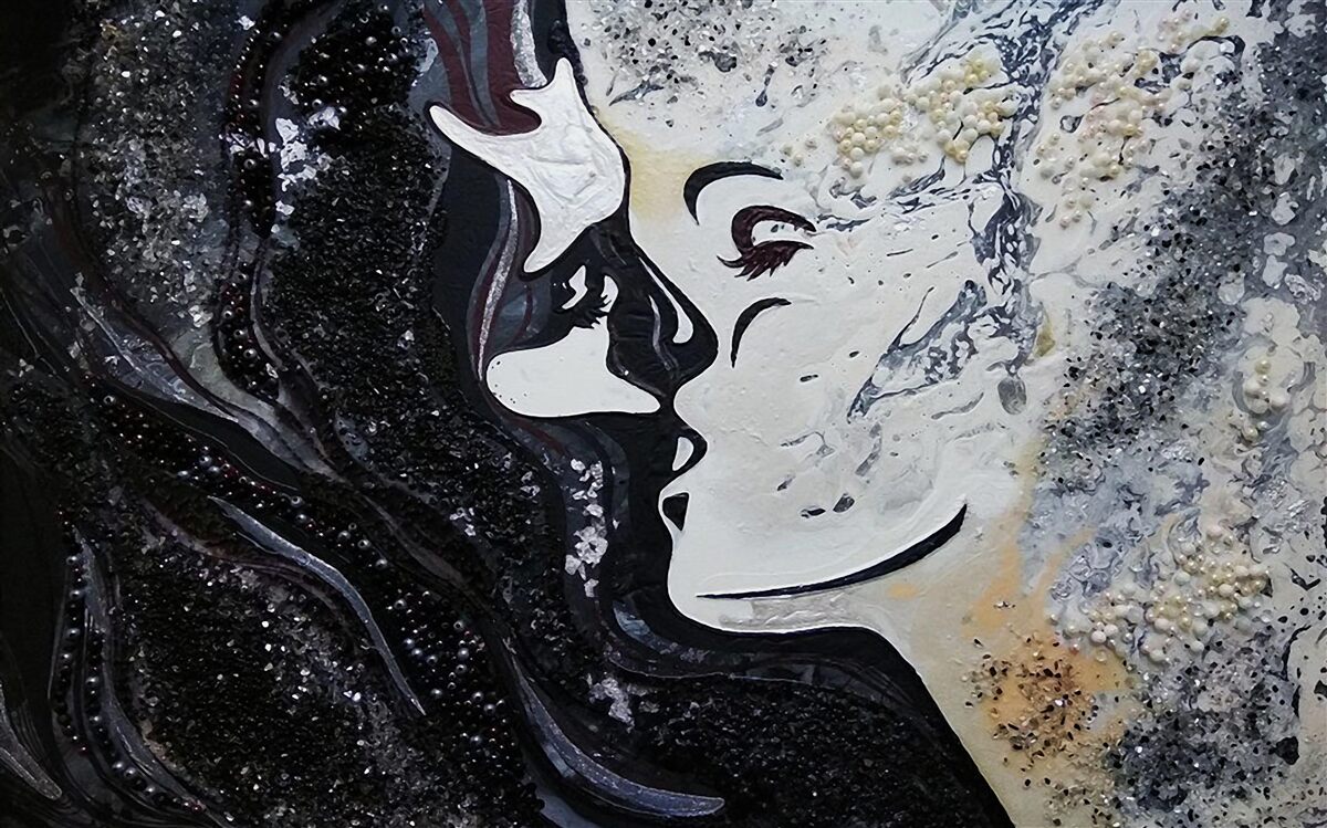 Fototapeta bozk vášne na stene