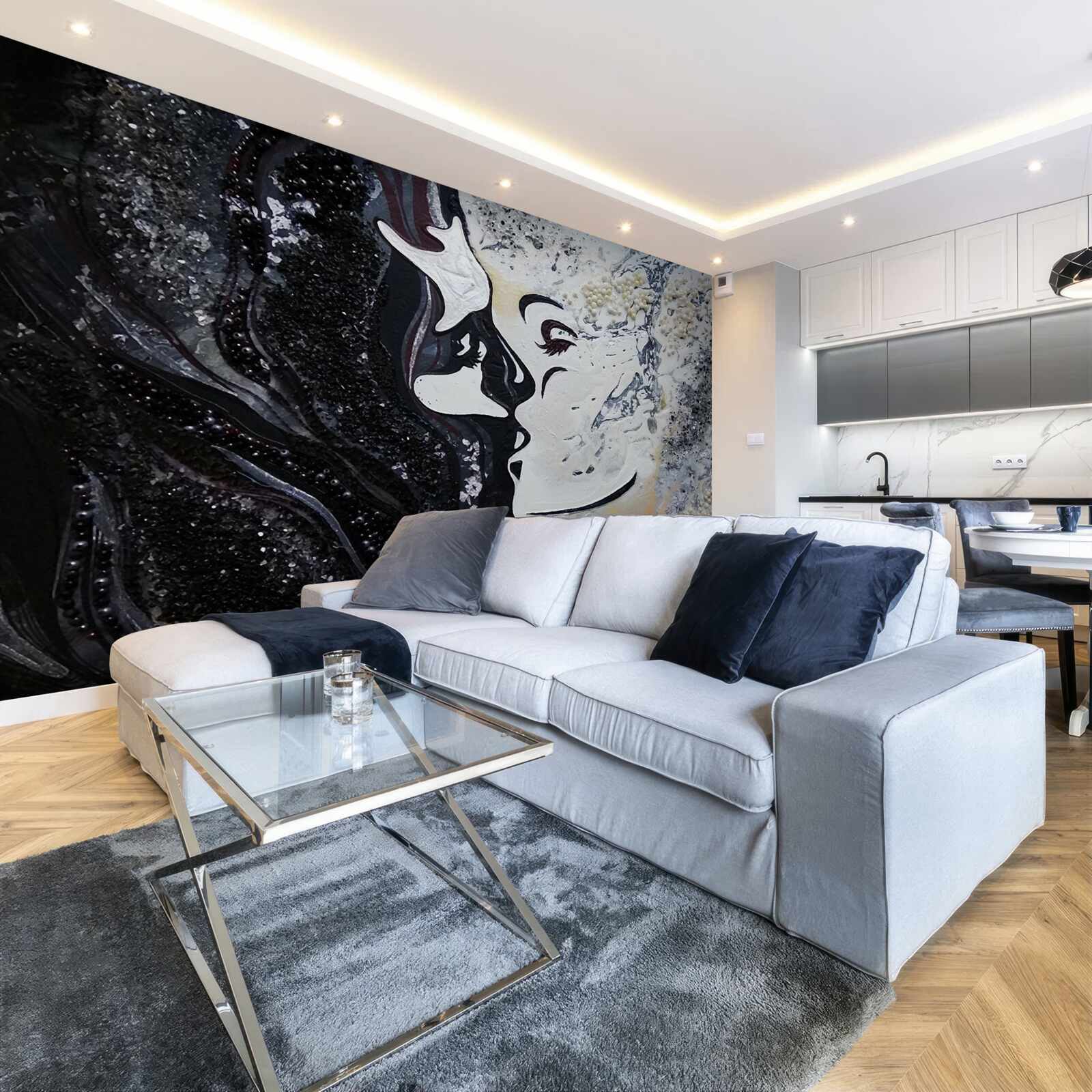 Fototapeta bozk vášne na stene