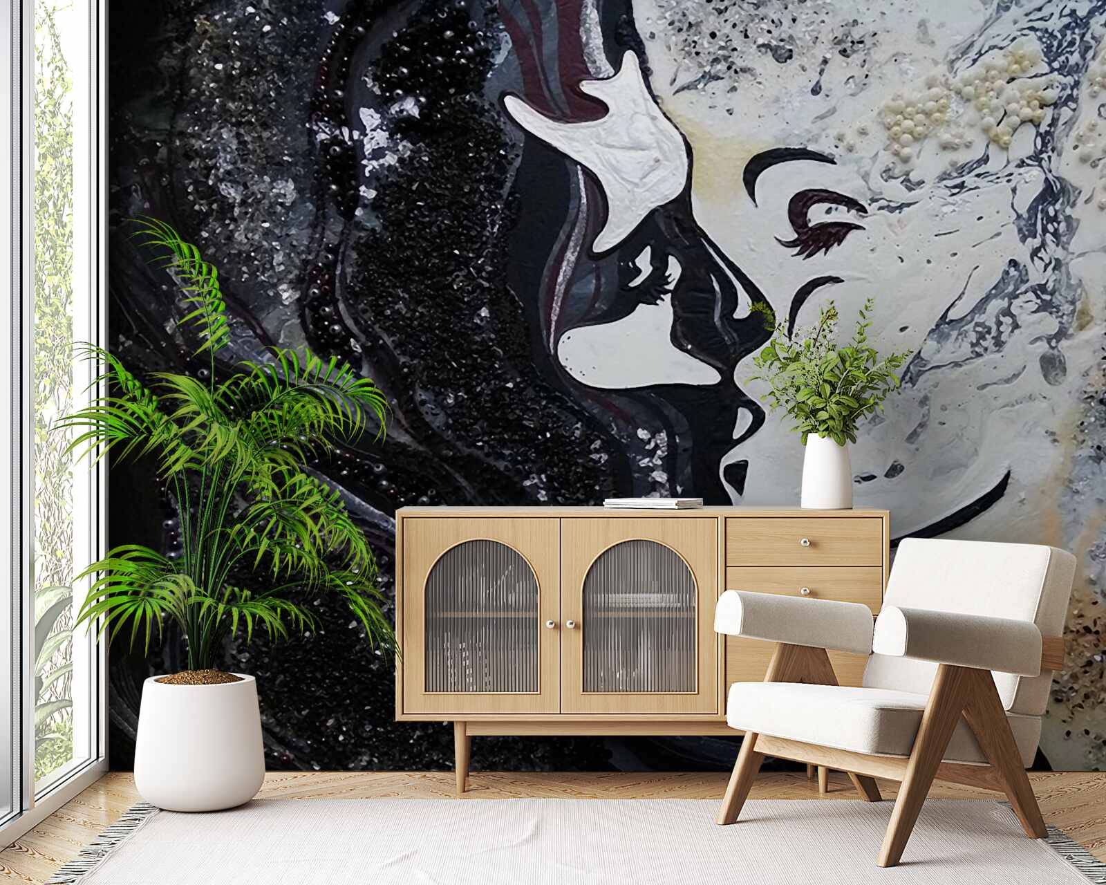 Fototapeta bozk vášne na stene