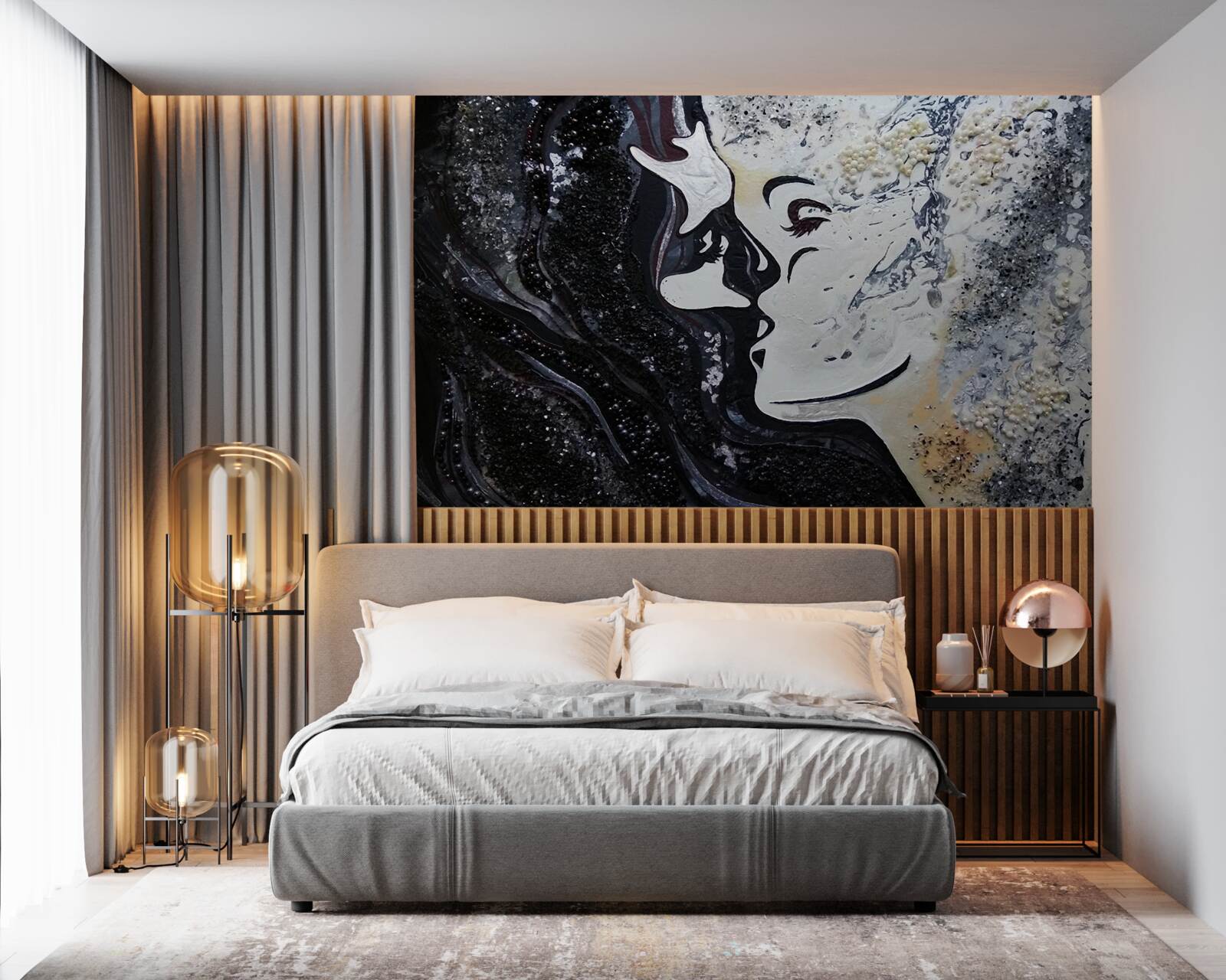 Fototapeta bozk vášne na stene