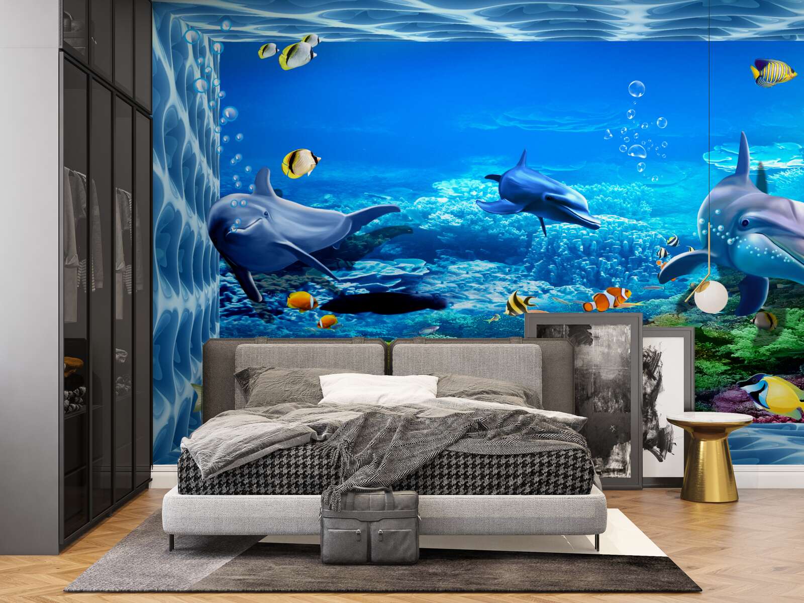 Fototapeta delfíny vo vodnej zoo