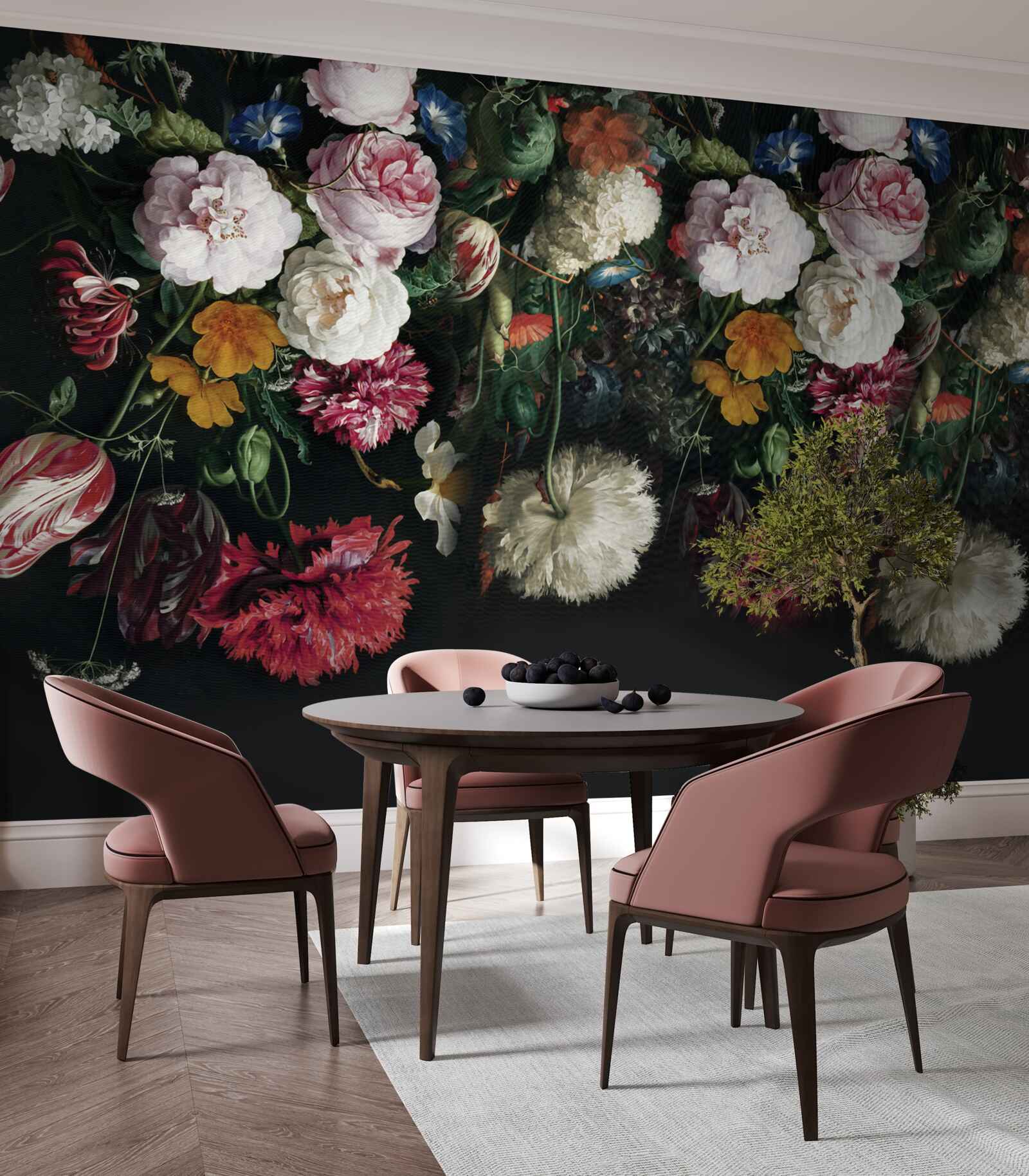 Fototapeta rezané puky, botanika a súčasná kreativita