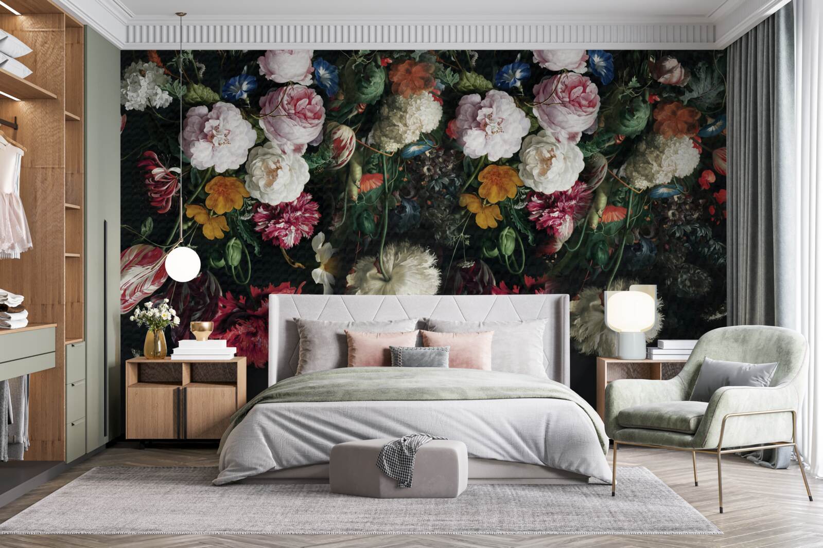 Fototapeta rezané puky, botanika a súčasná kreativita