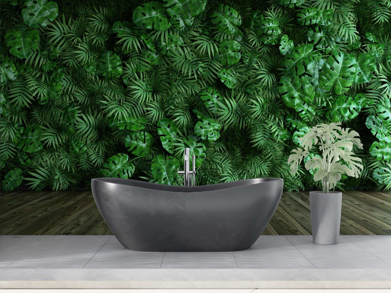 Fototapeta zelená farba, rastliny a listy