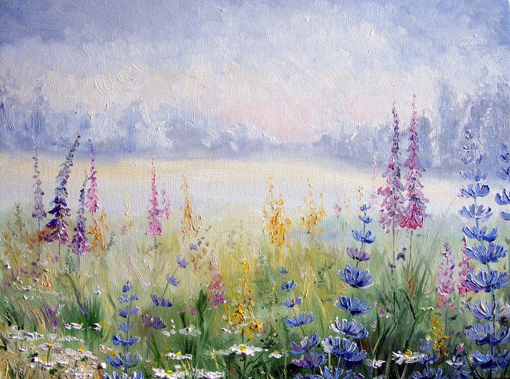 Fototapeta pole s levanduľou