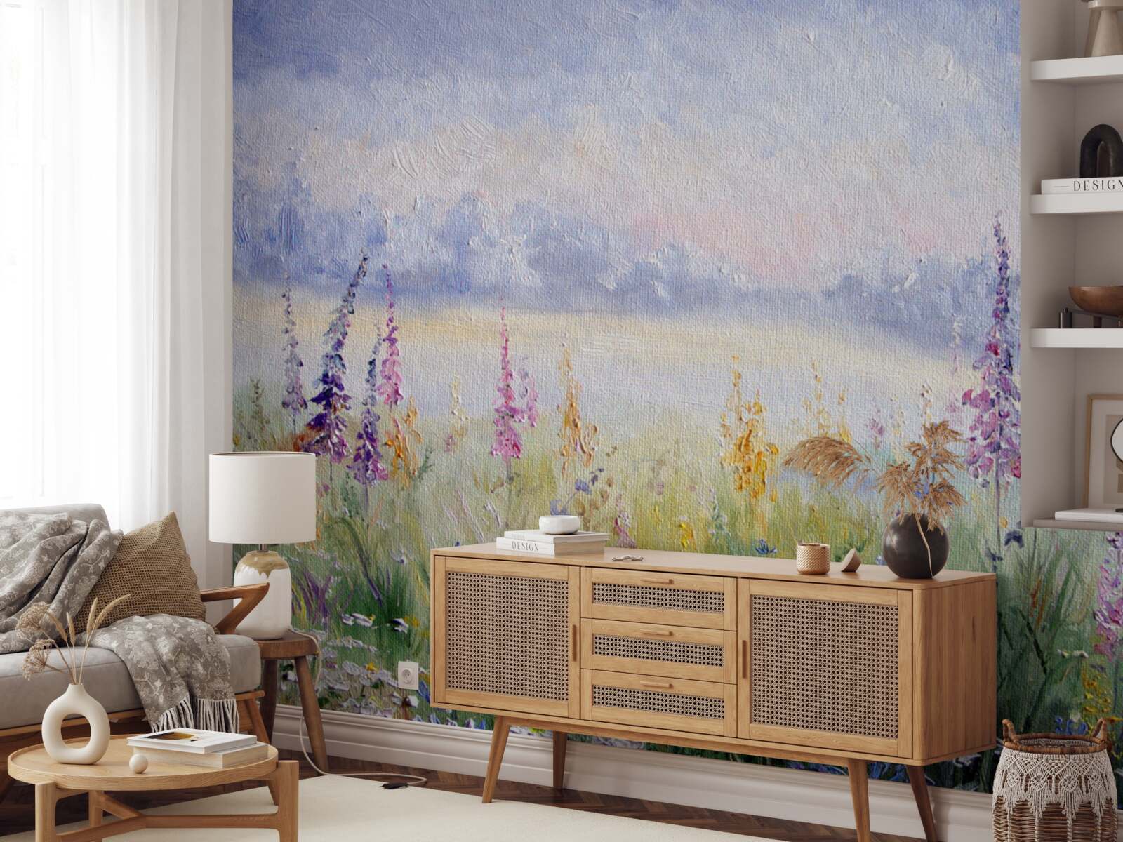 Fototapeta pole s levanduľou