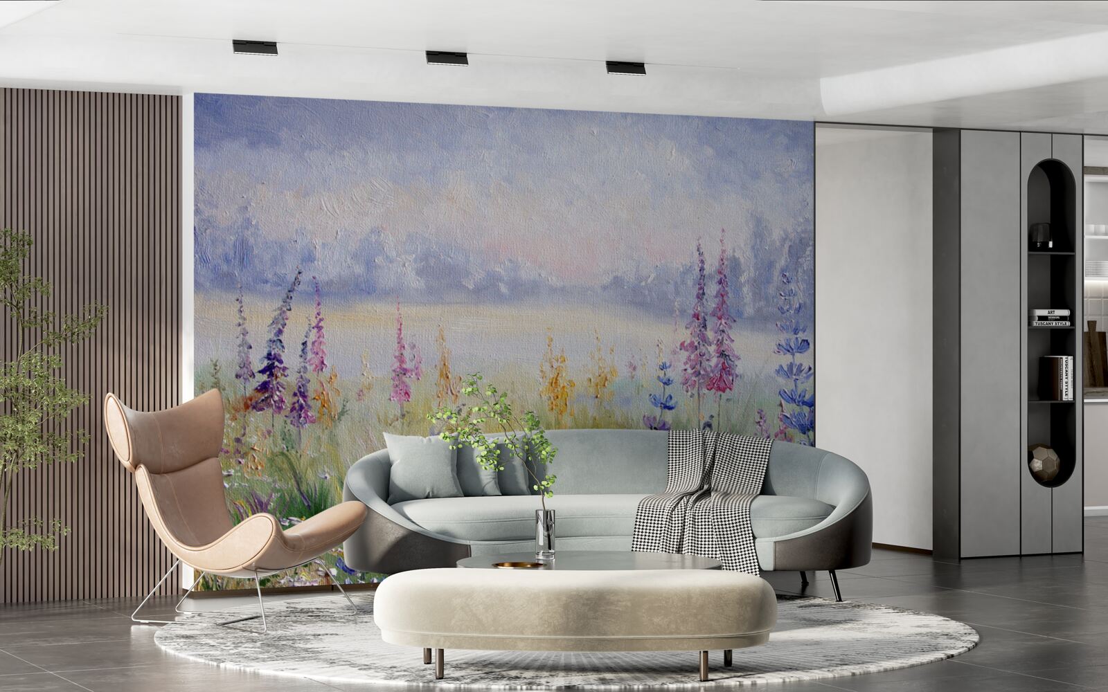 Fototapeta pole s levanduľou