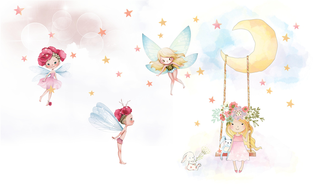 Fototapeta kvetinové víly