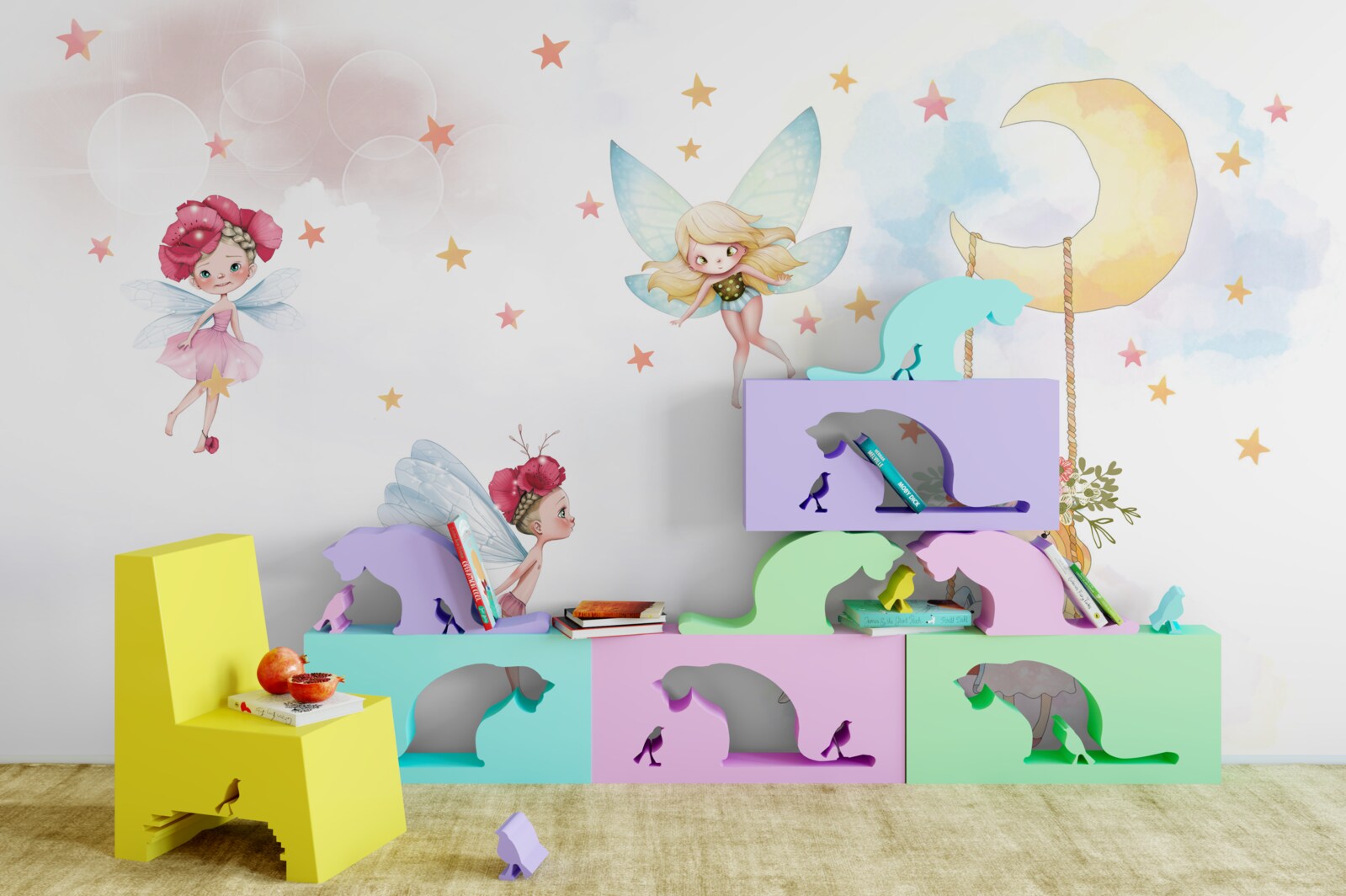 Fototapeta kvetinové víly