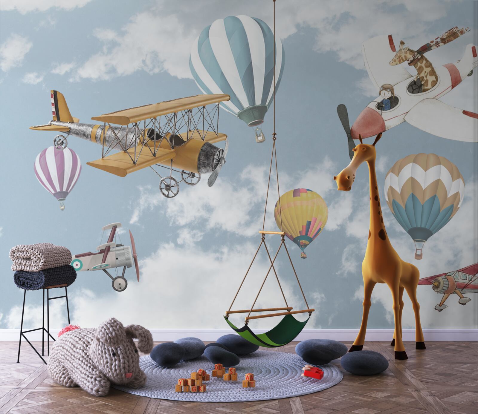 Fototapeta výlet za žirafou