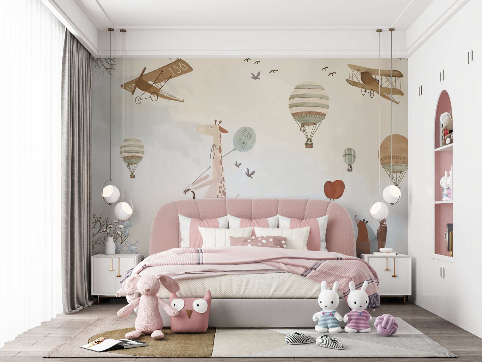 Fototapeta Žirafí cyklista