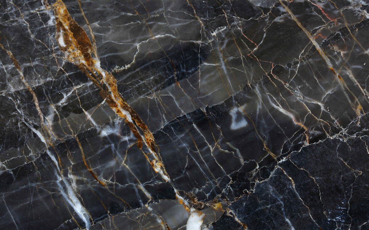 Fototapeta mramor maľovaný čiernou a zlatou farbou