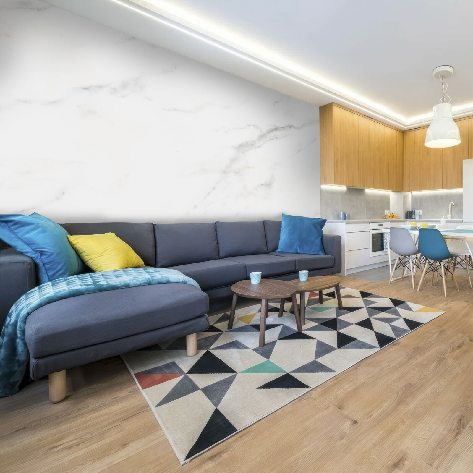 Fototapeta snehobiely mramor