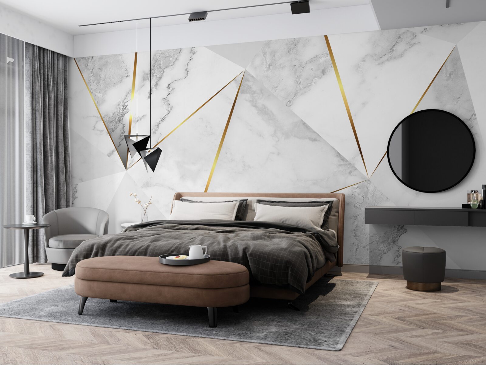 Fototapeta biely mramor