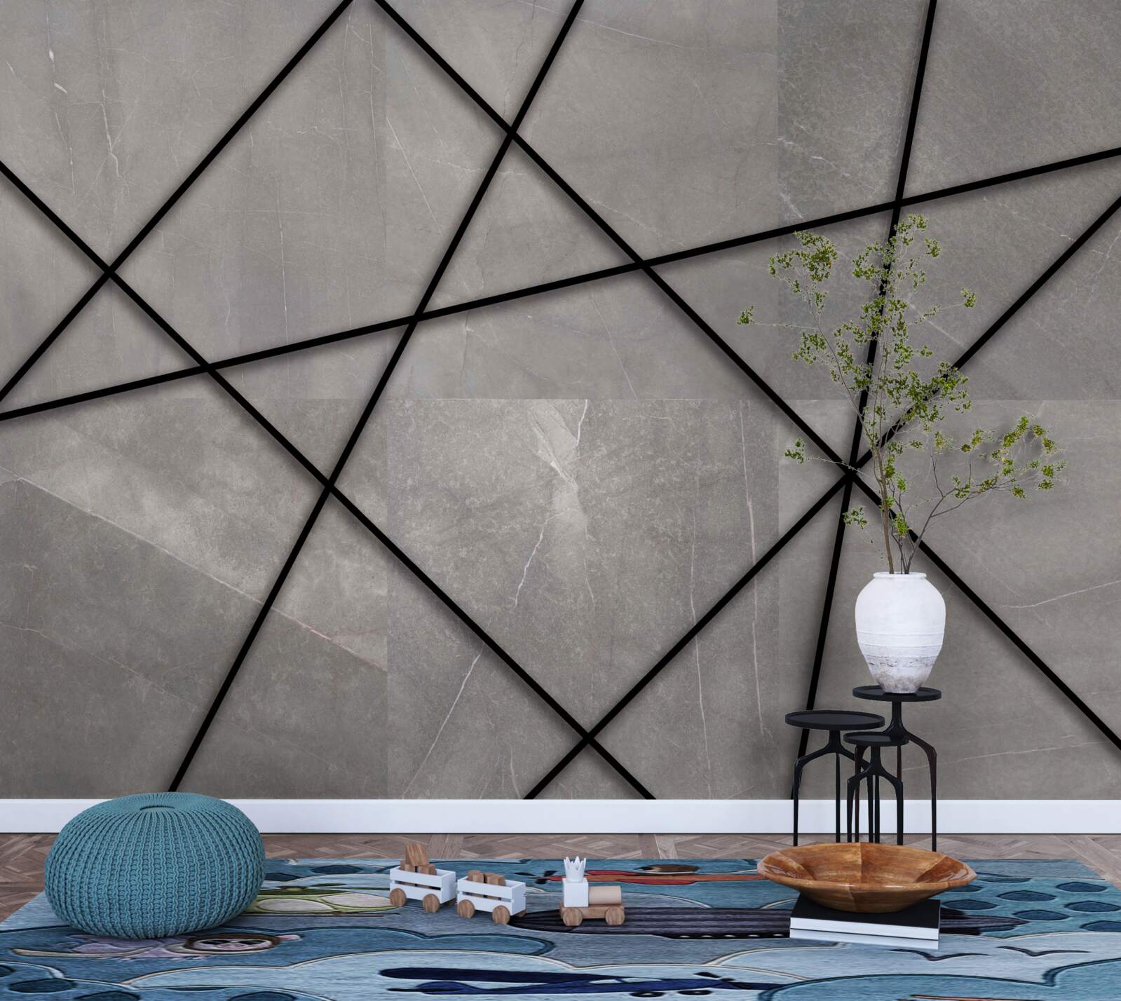 Fototapeta pruhy v mramorovom vzore