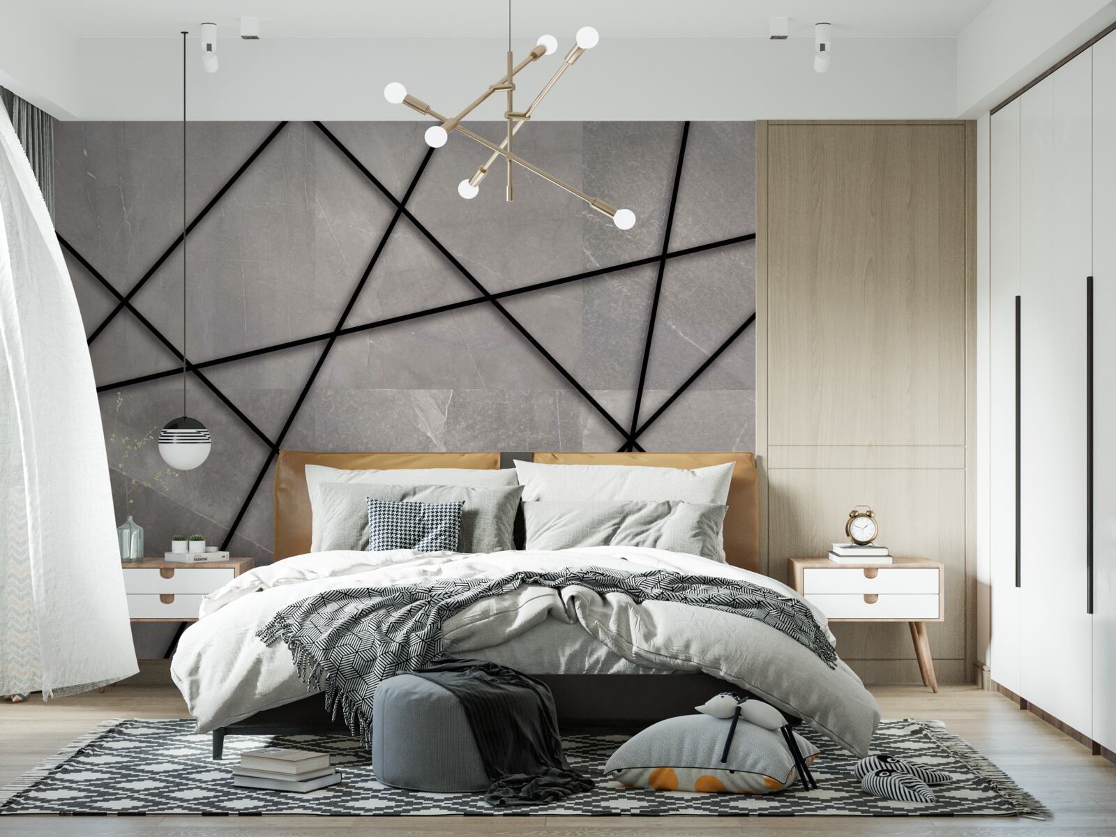 Fototapeta pruhy v mramorovom vzore