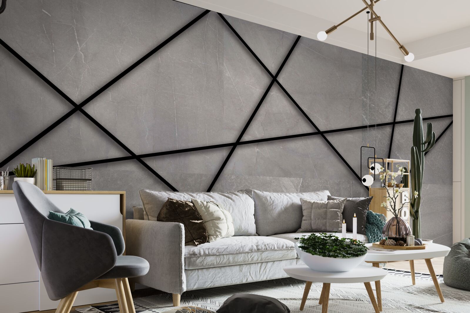 Fototapeta pruhy v mramorovom vzore