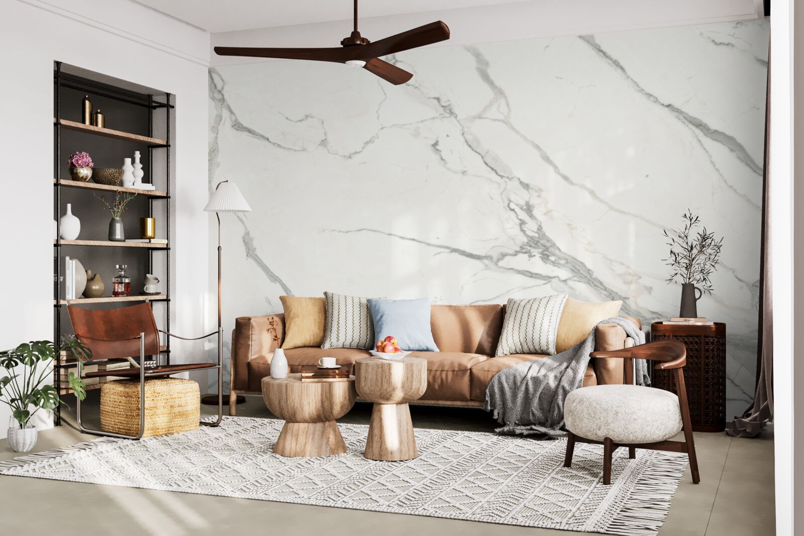 Fototapeta snehobiely mramor