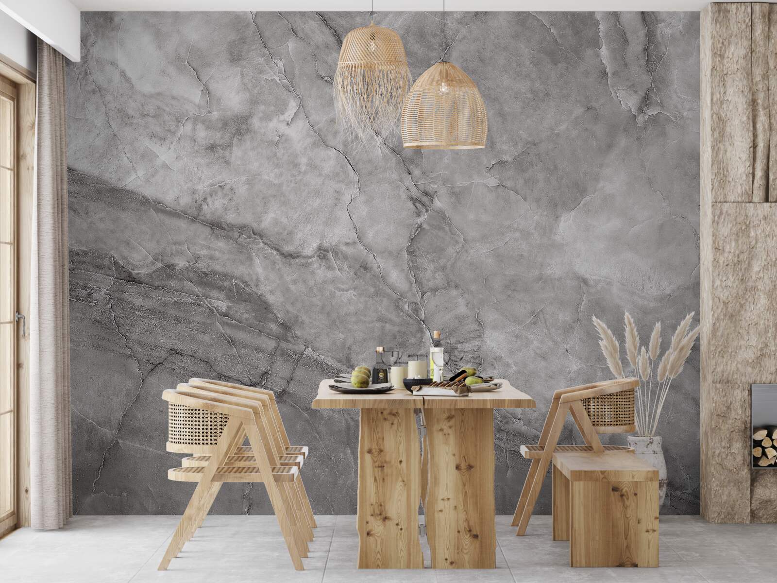 Fototapeta šedý mramor