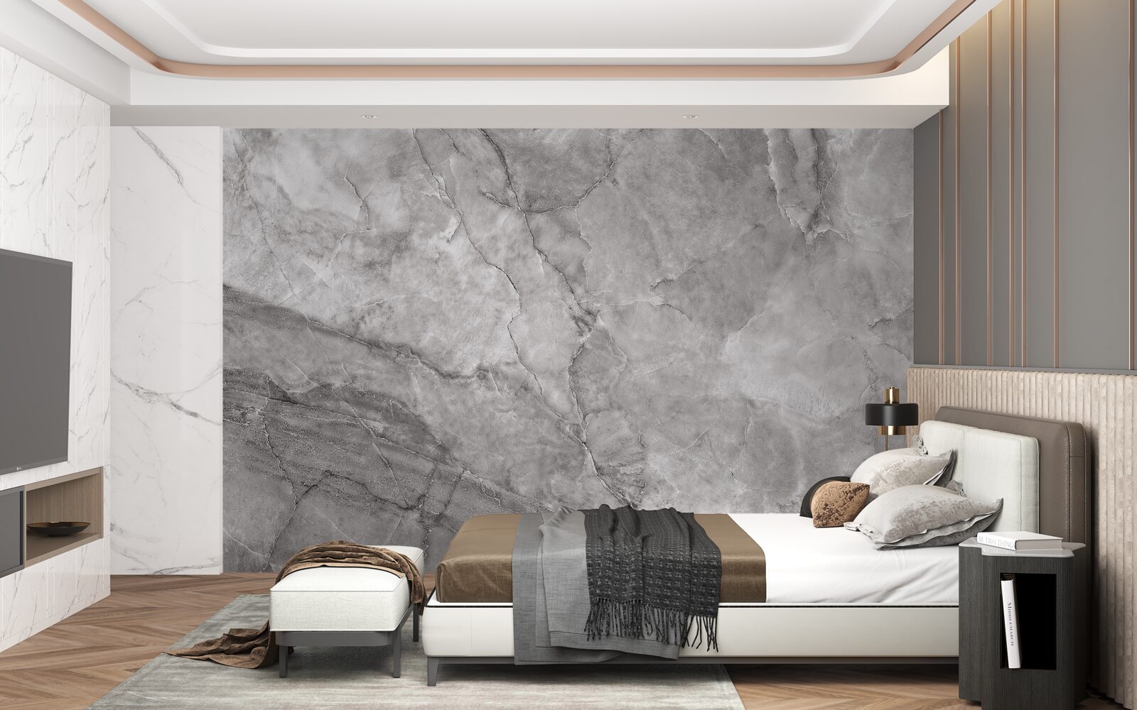 Fototapeta šedý mramor