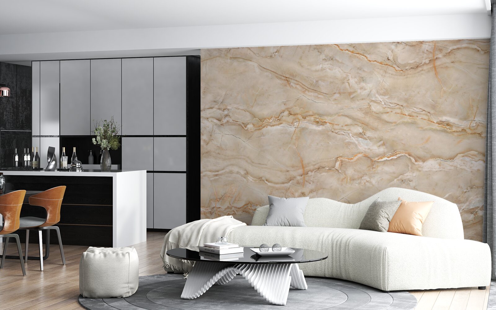 Fototapeta ružový mramor