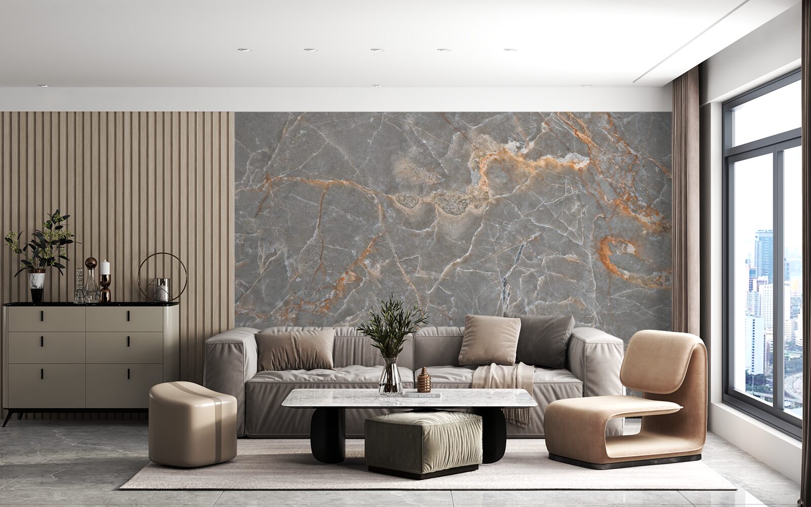 Fototapeta zlatý a strieborný mramor