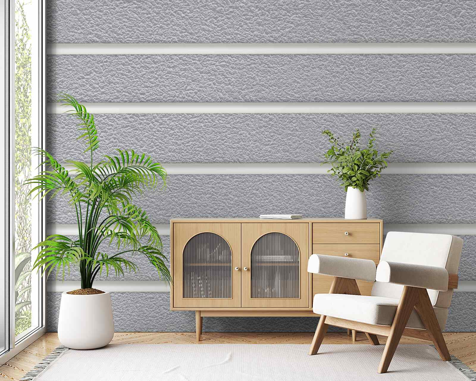 Fototapeta sivé pruhy