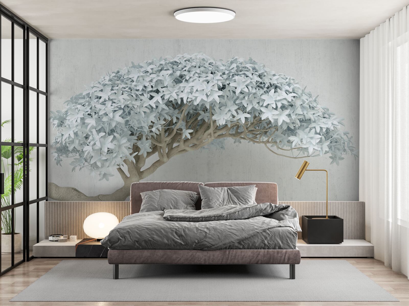 Fototapeta kvitnúca vetva