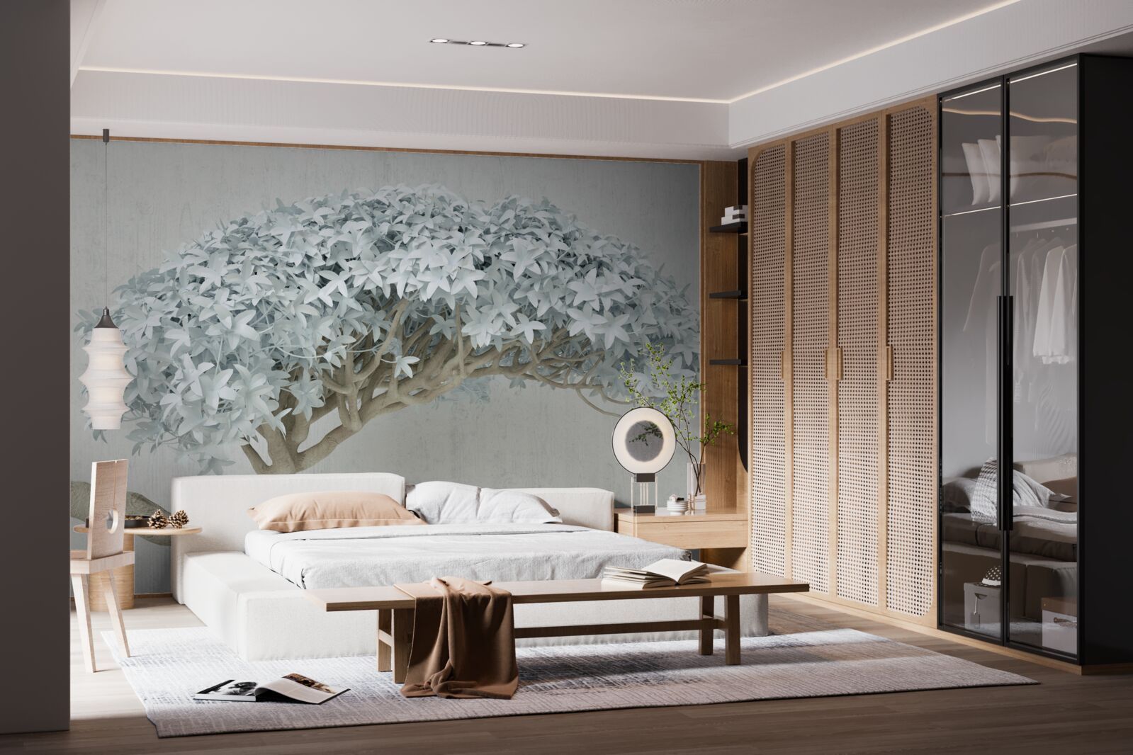 Fototapeta kvitnúca vetva