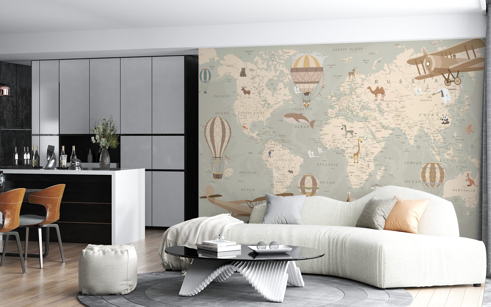 Fototapeta miniatúrny sprievodca prieskumníka