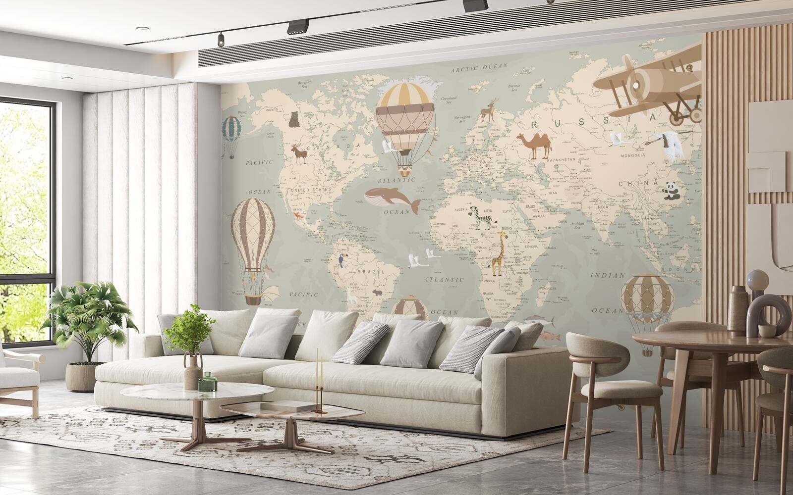 Fototapeta miniatúrny sprievodca prieskumníka